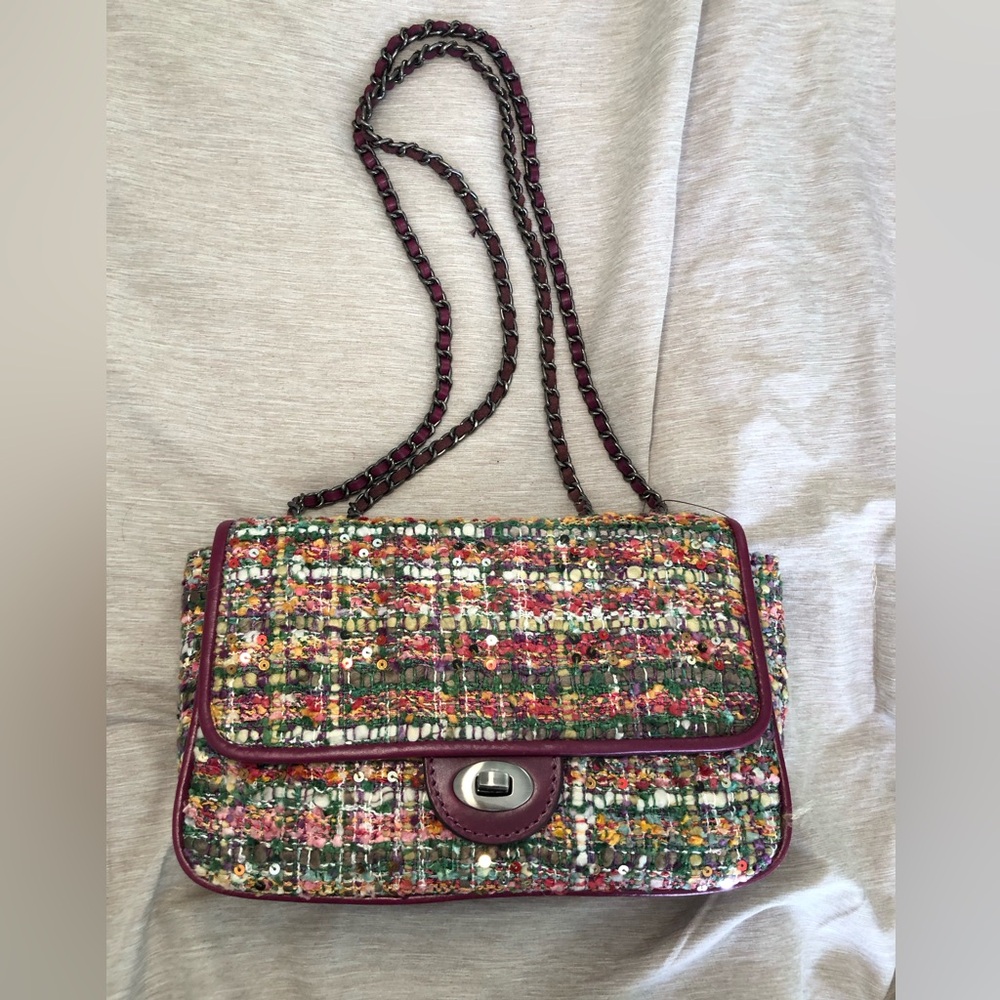 Patricia Nash Lorenza flap boucle bag NWT